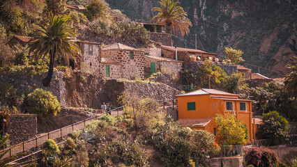 houses in masca village on tenerife © Дмитрий Оганов