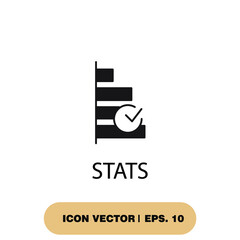 Fototapeta na wymiar stats icons symbol vector elements for infographic web