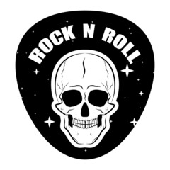 Rock and roll world day icon, vector art illustration.