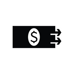 Money transfer icon design isolated on white background