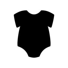 Vector Isolated Baby Onesie Symbol