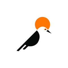 illustration logo bird icon templet