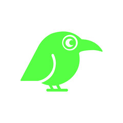 illustration logo bird icon templet
