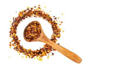 Crushed red cayenne pepper - dried chili