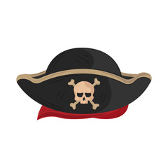 pirate hat with skull