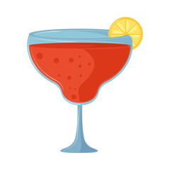 cocktail with lime