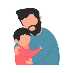 Fototapeta premium fathers and son