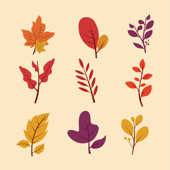 bundle collection leaf autumn