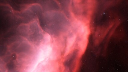 Space background with realistic nebula and shining stars. Colorful cosmos with stardust and milky way. Magic color galaxy. Infinite universe and starry night. 3d render	
