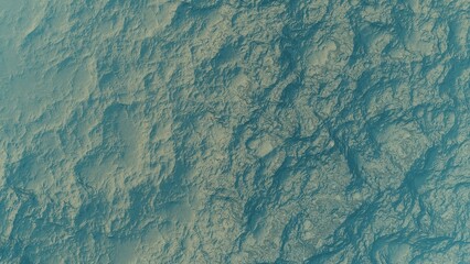 3d render of abstract planet surface with high detailed relief