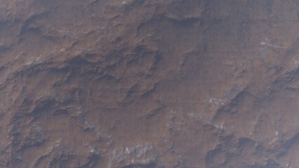 3d render of abstract planet surface with high detailed relief