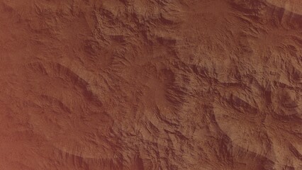 3d render of abstract planet surface with high detailed relief