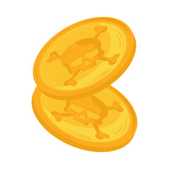 pirate gold coins