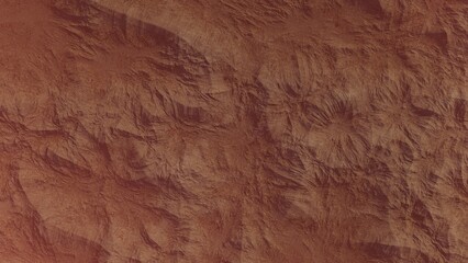 3d render of abstract planet surface with high detailed relief