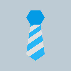 Necktie icon in flat style, use for website mobile app presentation