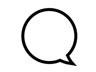 丸い吹き出し