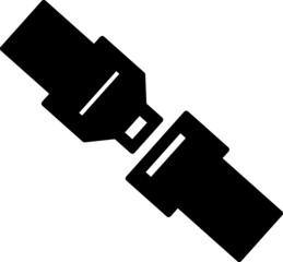 safety belt Icon vector illustration on white background..eps
