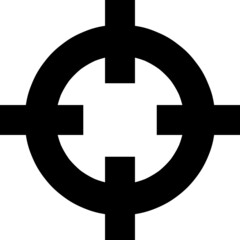 Fototapeta premium Target Icon vector ilustration on white background..eps