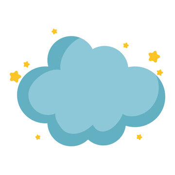 cloud and stars