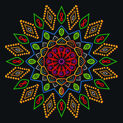 New coloring pages mandala design