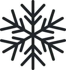 Snowflake Icon, Christmas Icon Vector