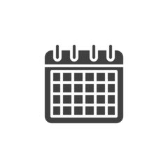 Calendar reminder vector icon