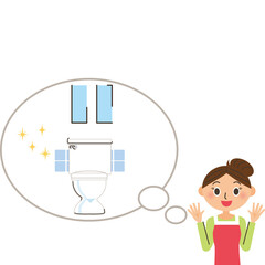 トイレの修理、リフォームで喜ぶ主婦