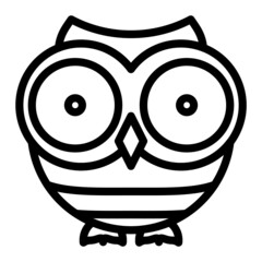 Obraz premium owl cartoon character