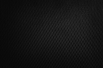 Obraz premium Pattern of black plastic or metal texture background for design.