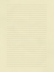 Naklejka premium Blank lined yellow paper background, Texture of art paper for design in your work.