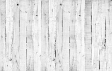 White wood texture background.