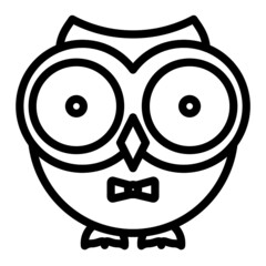 Obraz premium owl cartoon character