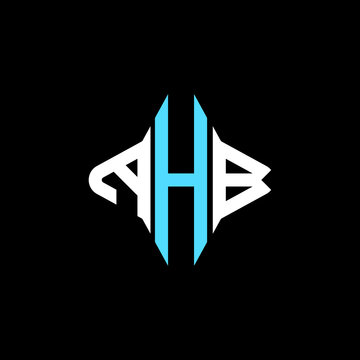 AHB letter logo creative design with vector graphic