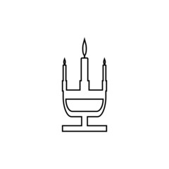 candle icon vector illustration design image element