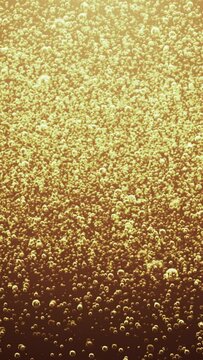 Cola Soda with Extra Bubbles Background with Loop