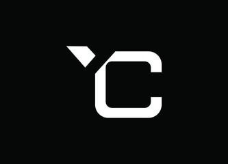 alphabet letters monogram icon logo CY or YC