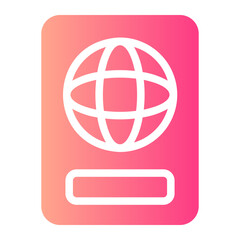 passport gradient icon