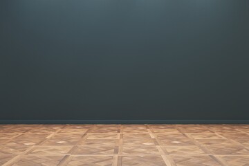 Wooden floor background - Herringbone parquet background