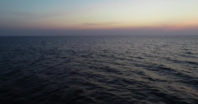  over the sea drone stot