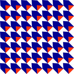 Fototapeta premium Seamless arrow pattern isolates on white background