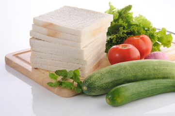 Sliced white bread ,Sandwich bread