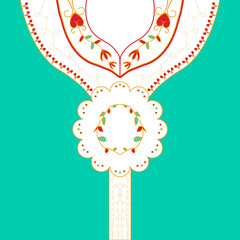 heart with flowers Kaftan Abayas jilbab femme dress pattern fabric