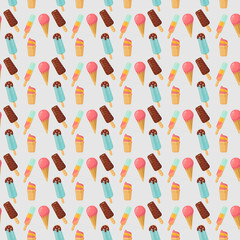 ice cream pattern