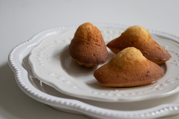Close up French Cake, Petite Madeleine