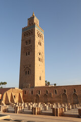 Fototapeta premium Kutubiyya Mosque in Marrakesh, Morocco