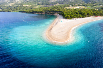 sandy beach in Croatia