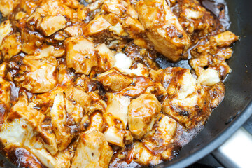 麻婆豆腐　フライパン