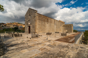 The medieval parish church of San Giovanni in Campiglia Marittima Livorno Tuscany