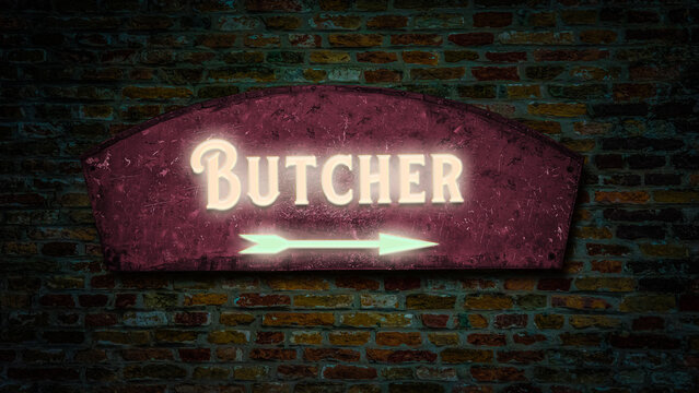 Street Sign to Butcher