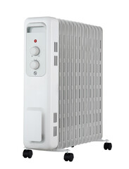 Oil-filled electrical mobile radiator heater for home heating and comfort control in the room in a...